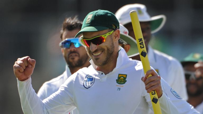 South African captain Faf du Plessis