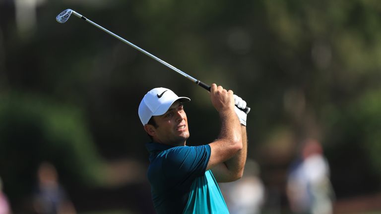 Francesco Molinari during day two of the DP World Tour Championship