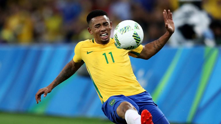 Gabriel Jesus: Scored one and made another for Brazil