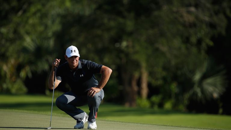 Gary Woodland during the third round of the OHL Classic at Mayakoba