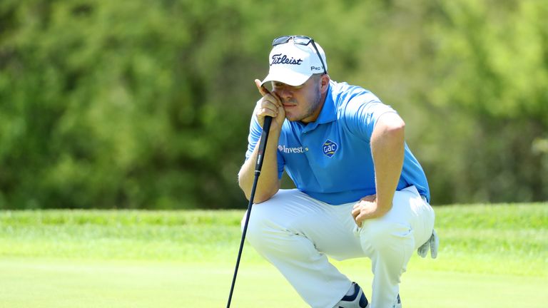 George Coetzee during day one of the Nedbank Golf Challenge at Gary Player CC