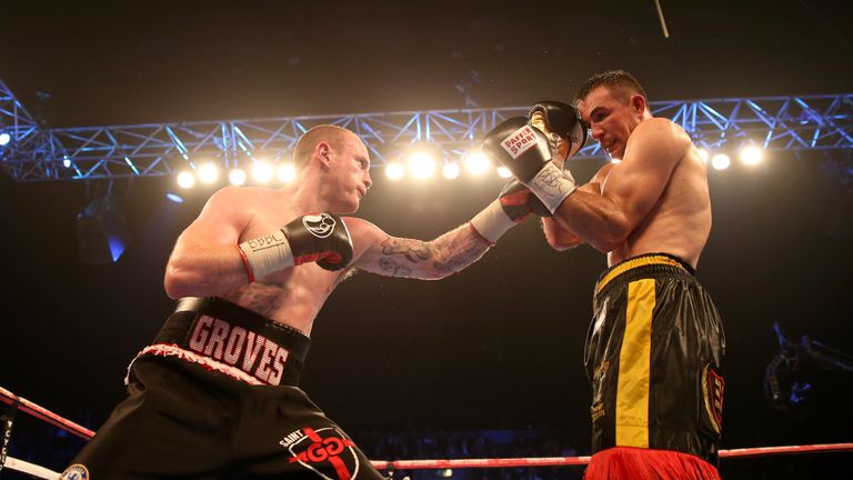 Groves comprehensively out-pointed Gutknecht at the Wembley SSE Arena,