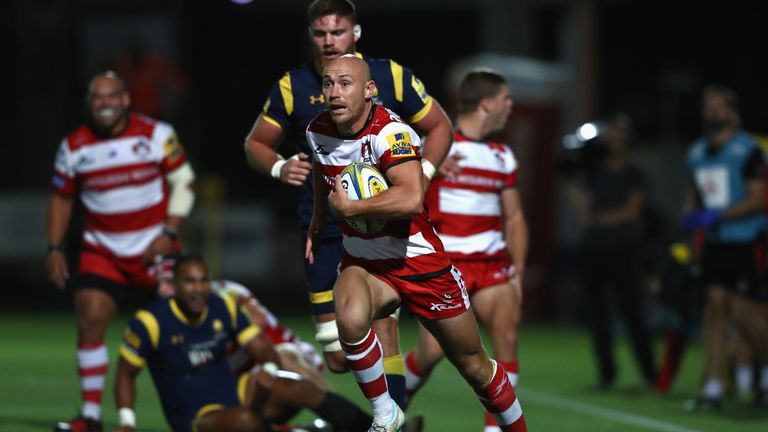 Gloucester scrum-half Willi Heinz 