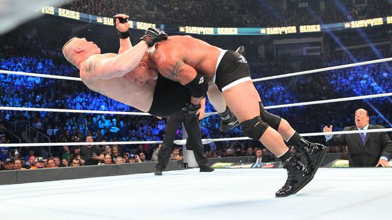 WWE Survivor Series - Goldberg spears Brock Lesnar