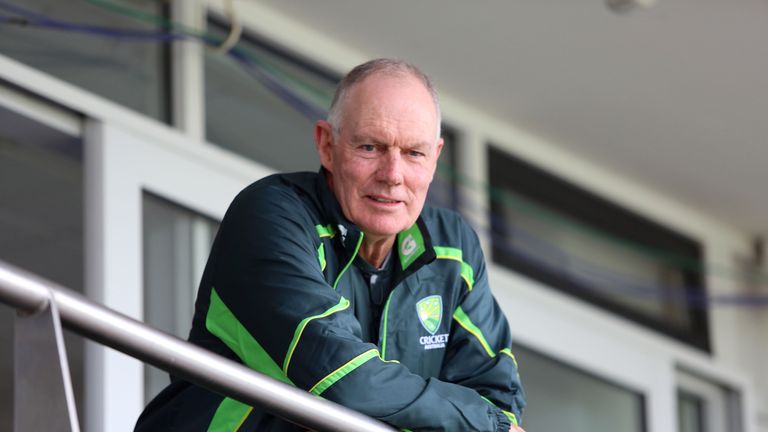 CHESTER LE STREET, UNITED KINGDOM - AUGUST 05: Australia coach Greg Chappell during day two of the Under 19 Test Match between England and Australia at The