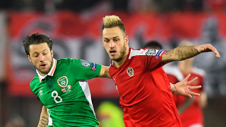 Ireland's Harry Arter hopes they have dented Austria's World Cup hopes