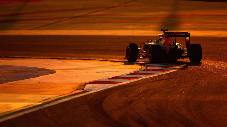 In one of this last races for the team, Daniil Kvyat takes the Red Bull for a spin in Bahrain - Picture from Getty Images 