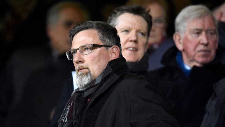 Hearts director of football Craig Levein is a bag fan of Cathro
