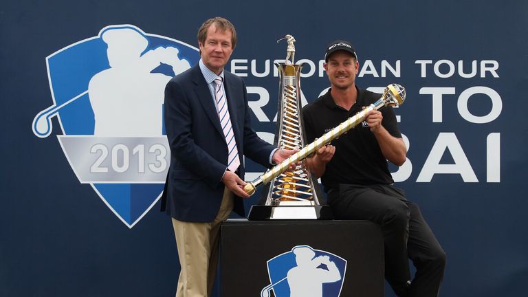 Stenson won the 2013 DP World Tour Championship to end the year as European No 1 