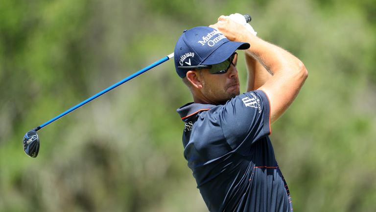 Henrik Stenson during day one of the Nedbank Golf Challenge at Gary Player CC