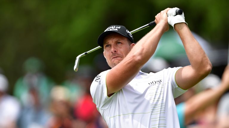 Henrik Stenson during day two of the Nedbank Golf Challenge at Gary Player CC