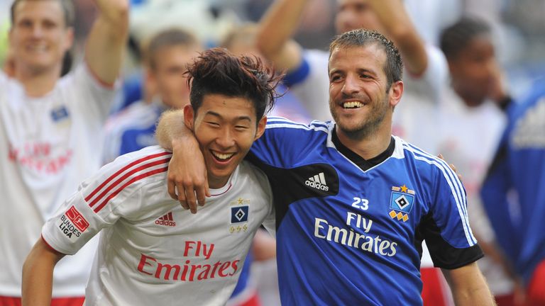 Heung-Min Son Rafael van der Vaart 