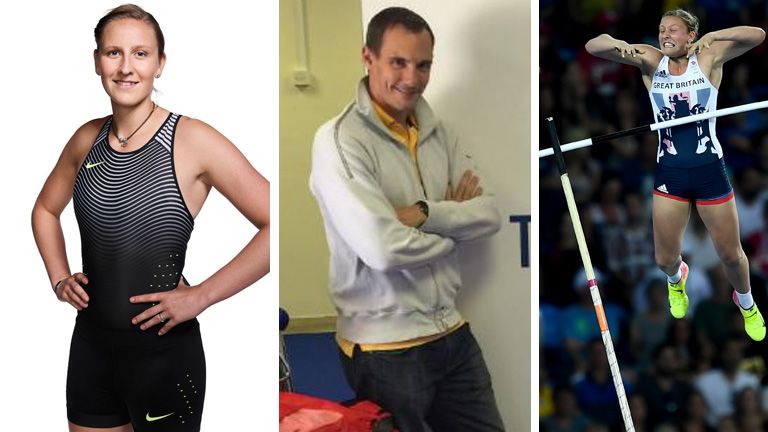 Holly Bradshaw and Scott Simpson