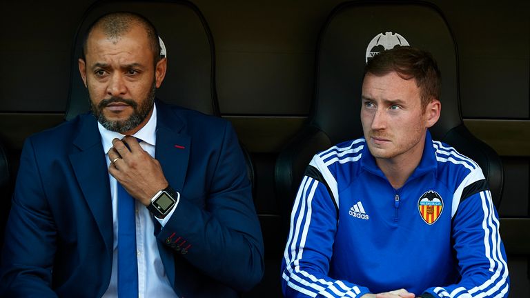 Cathro had a spell as assistant manager to Nuno Espirito Santo at Valencia 