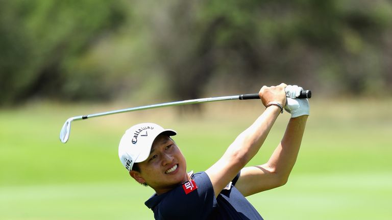 Jeunghun Wang during the third round of the Nedbank Golf Challenge