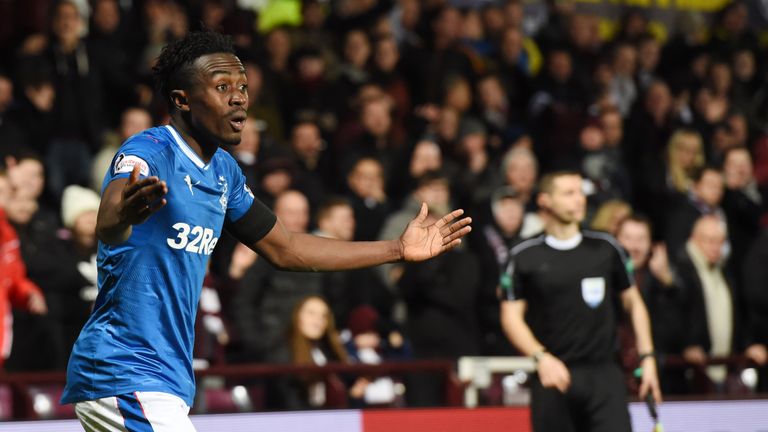 Rangers' Joe Dodoo was stunned to see his goal disallowed