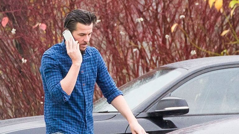 03/11/16  .  THE RANGERS FOOTBALL CENTRE - GLASGOW .  Joey Barton arrives for training at the Rangers Football Centre