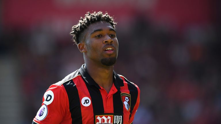 BOURNEMOUTH, ENGLAND - AUGUST 14:  Jordan Ibe of AFC Bournemouth in action during the Premier League match between AFC Bournemouth and Manchester United  a
