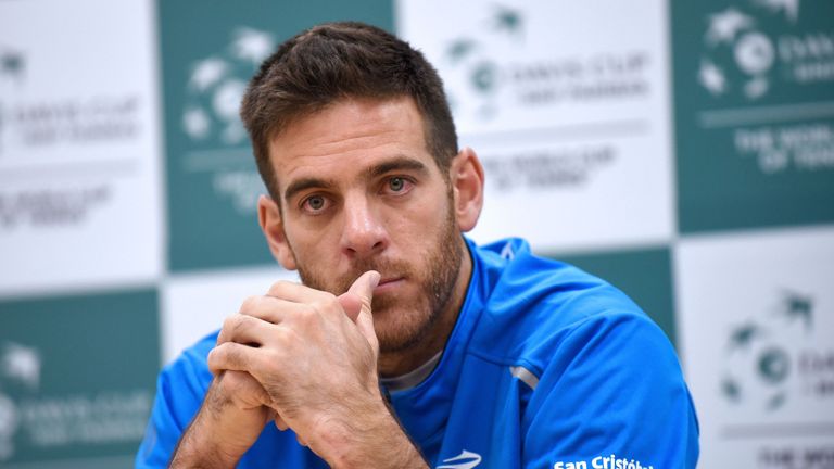 Juan Martin del Potro will be a key figure for Argentina this weekend