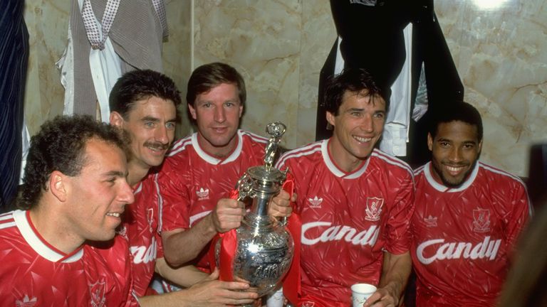 Ian Rush, Alan Hansen and John Barnes were part of  a Liverpool side won the Division One title in 1990