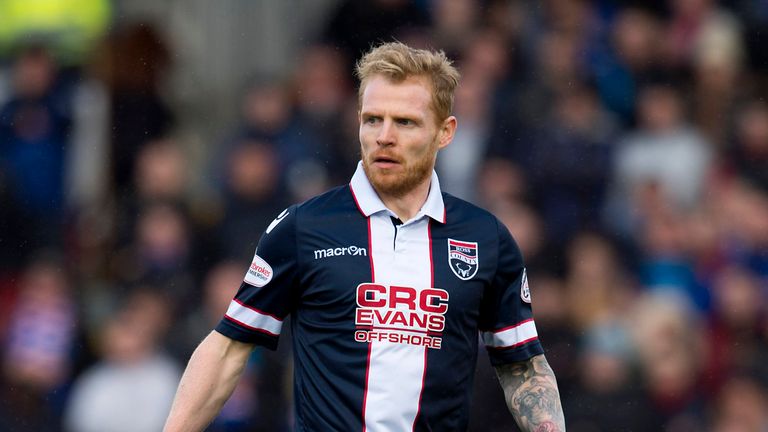 Chris Burke has scored once in his first six appearances for Ross County.