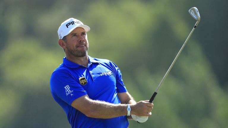 Lee Westwood during day two of the DP World Tour Championship