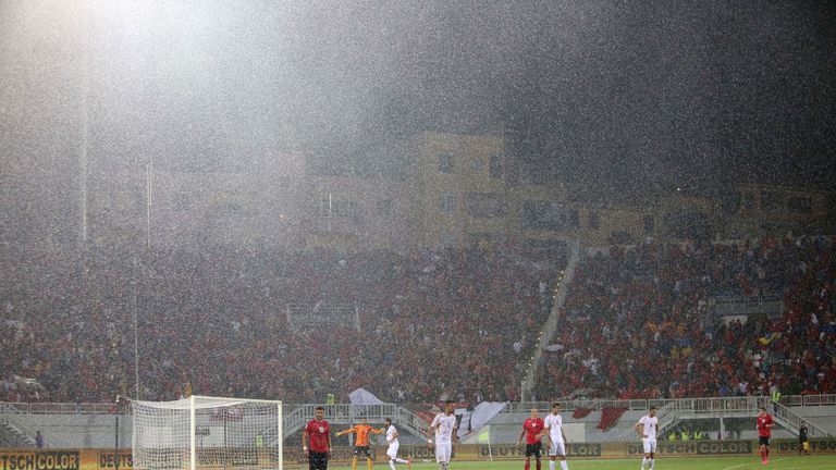 Loro Borici stadium in the city of Shkoder 