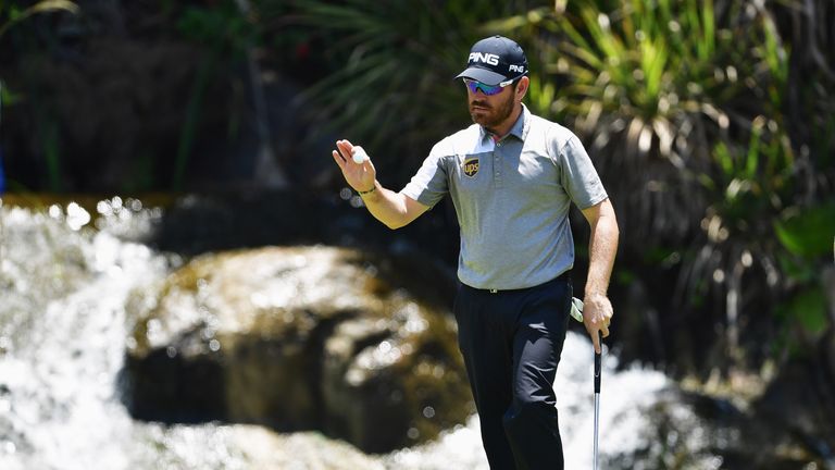 Louis Oosthuizen during the third round of The Nedbank Golf Challenge at Gary Player CC