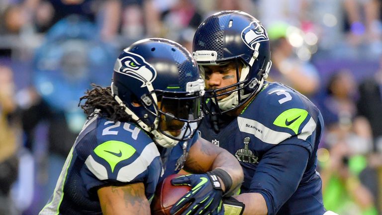 Seattle's success was built on a powerful running game, spearheaded by Marshawn Lynch