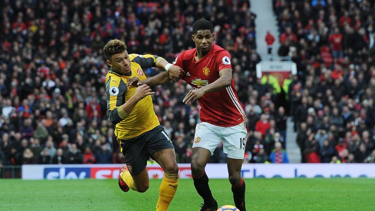 Marcus Rashford allowed Alex Oxlade-Chamberlain to get past him to set up Arsenal's equaliser