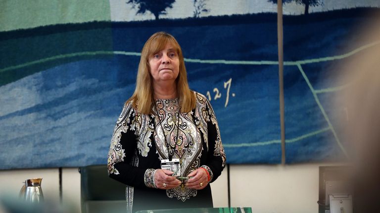 LONDON, ENGLAND - MAY 11:  Hillsborough Family Support Group chairwoman, Margaret Aspinall (C), who lost her son James in the Hillsborough tragedy, as she 