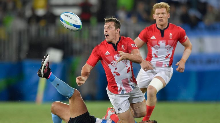 Mark Bennett in action for Team GB at the Rio Olympics