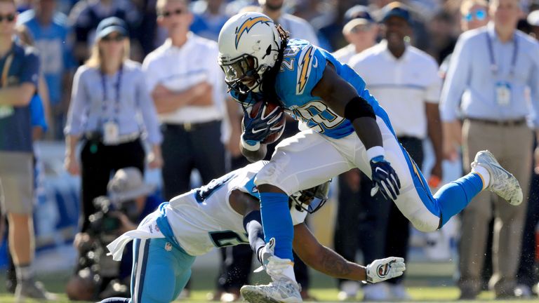 Melvin Gordon failed to score a touchdown in his rookie year, but leads the league with nine in 2016