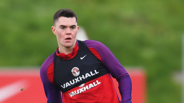 Michael Keane could make his England debut against Scotland on Friday