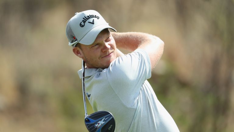 SUN CITY, SOUTH AFRICA - NOVEMBER 08:  Danny Willett of England in action during a practice round ahead of the Nedbank Golf Challenge at the Gary Player CC