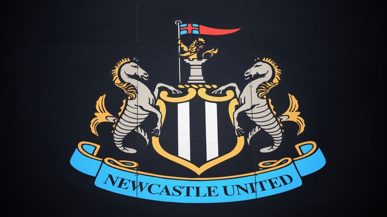  A view of the Newcastle United Football Club Badge 