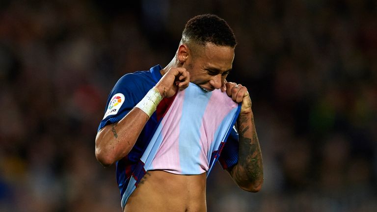 Neymar featured in Barcelona's 0-0 draw against Malaga on the weekend, but Lionel Messi and Luis Suarez were both absent