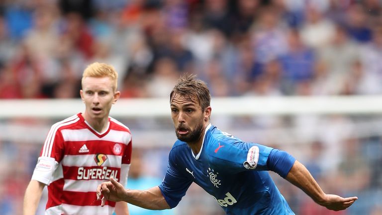  Niko Kranjcar of Rangers during the Ladbrokes Scottish Premiership match between Rangers and Hamilton Academical at Ibrox St