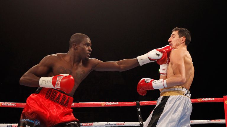 BIG CITY DREAMS .SSE ARENA,WEMBLEY,LONDON.PIC;LAWRENCE LUSTIG.WBC Silver Super-Lightweight Championship