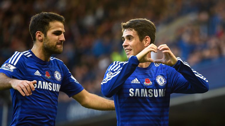 Antonio Conte says Oscar and Cesc Fabregas will not be leaving Chelsea 