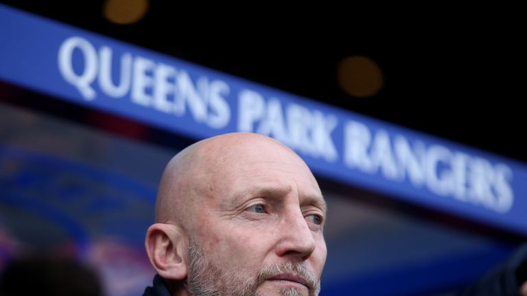 Queens Park Rangers manager Ian Holloway v Norwich