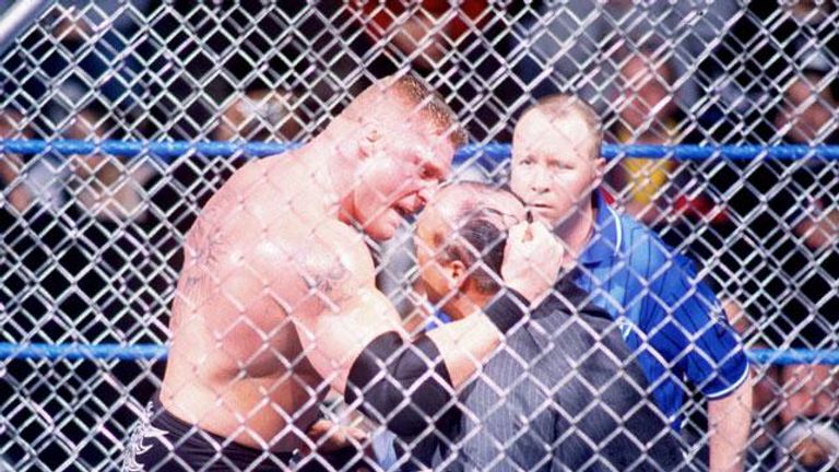 WWE - Brock Lesnar v Paul Heyman (Steel Cage)