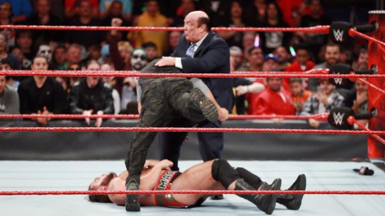 WWE Raw - Goldberg spears Paul Heyman