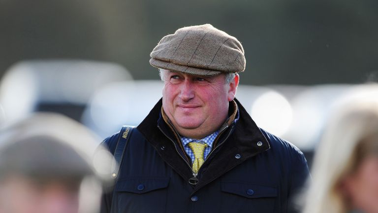 Champion trainer Paul Nicholls pictured at Exeter