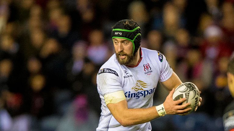 Guinness PRO12, BT Murrayfield, Scotland 4/11/2016.Edinburgh vs Ulster.Ulster's Pete Browne.Mandatory Credit ..INPHO/Craig Watson