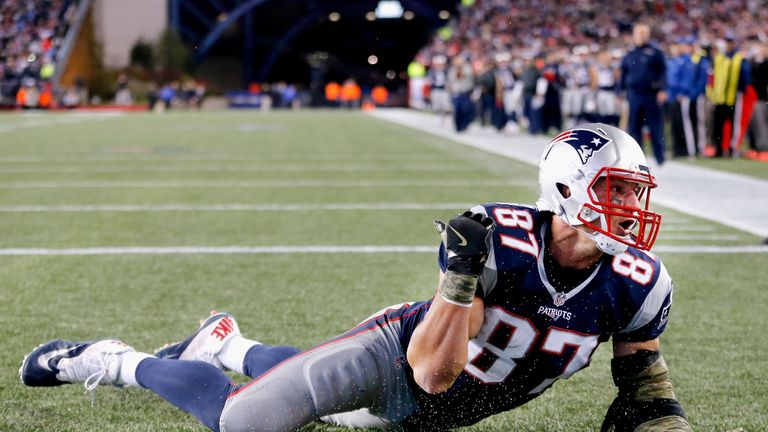 Rob Gronkowski is expected to miss Sunday's game against the San Francisco 49ers