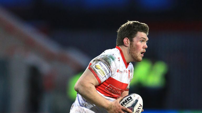 Hull KR's Robbie Mulhern during the First Utility Super League match at the KC Lightstream Stadium, Hull. 