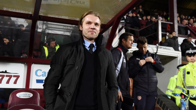 Robbie Neilson was taking charge of Hearts for potentially the last time on Wednesday 
