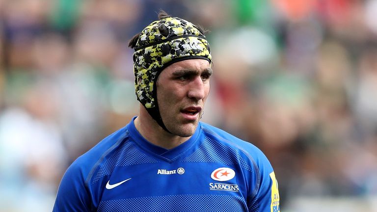 Saracens flanker Kelly Brown