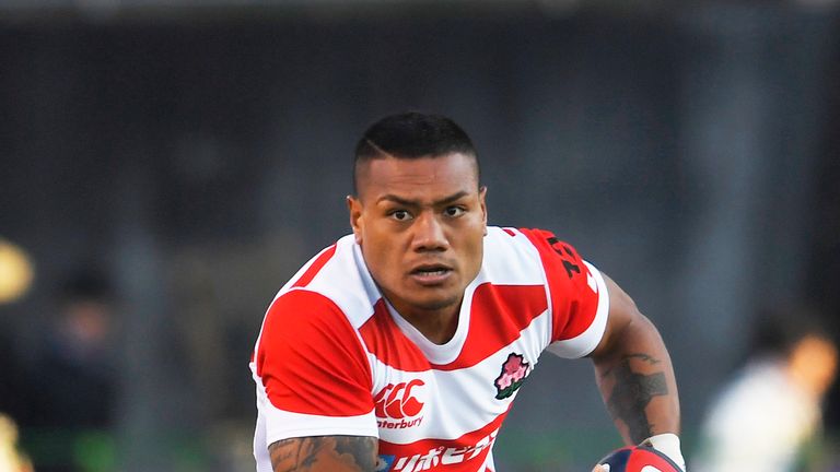 Japan winger Lomano Lava Lemeki